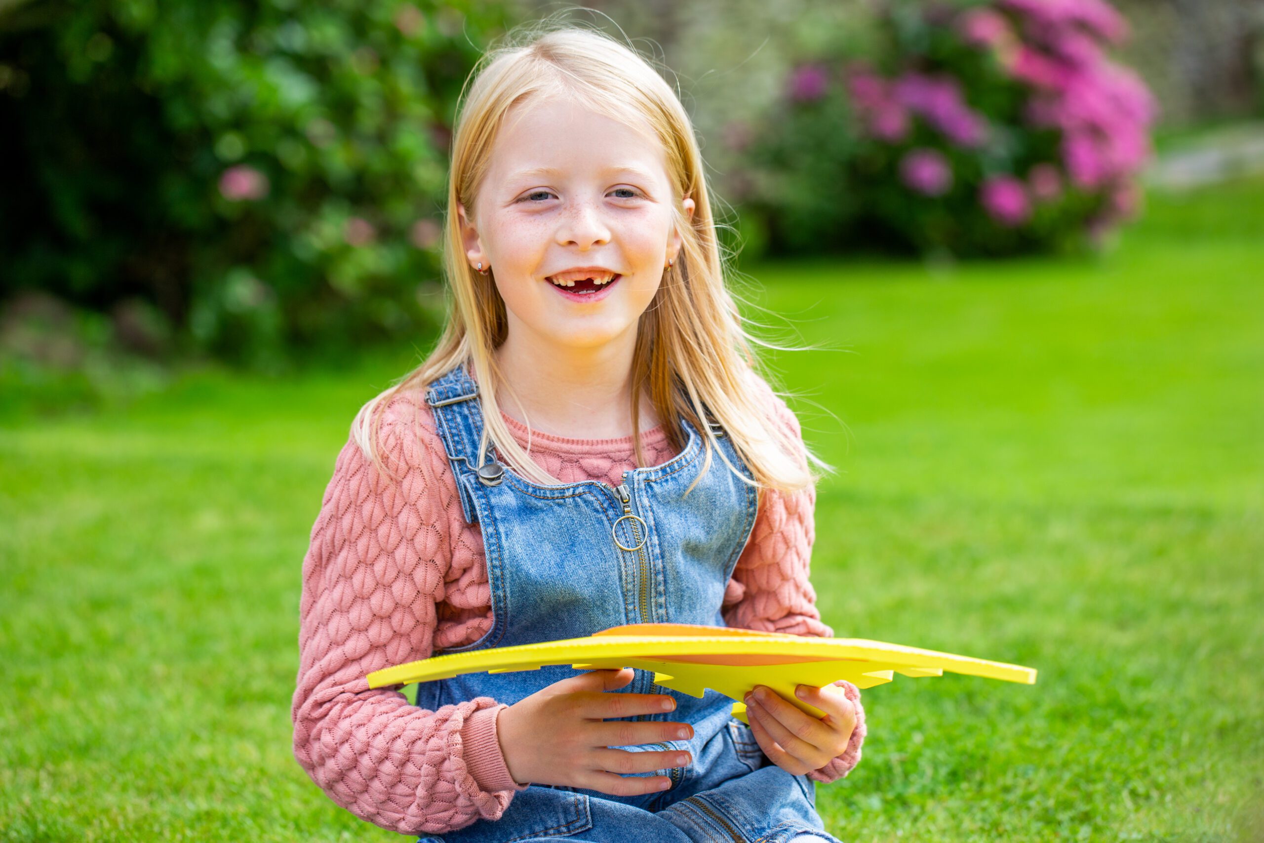 Girl in garden